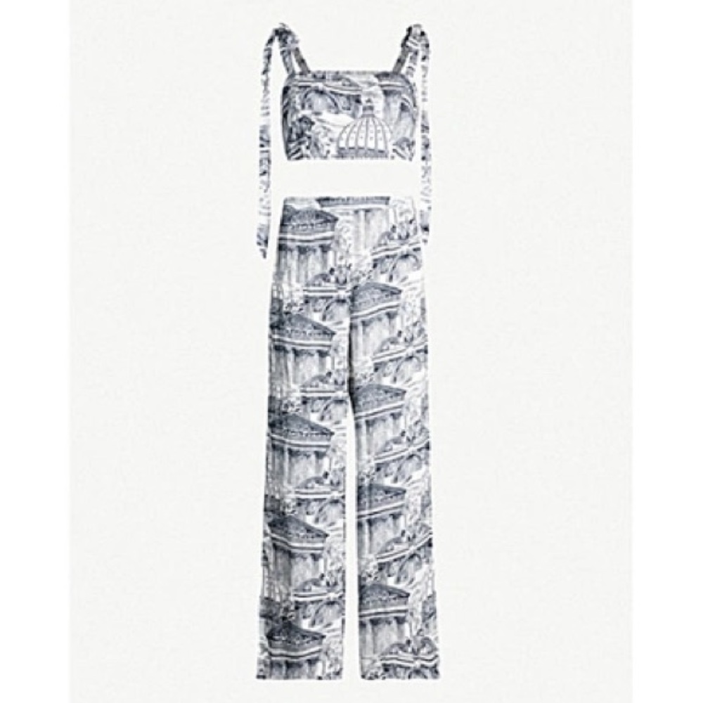 Reformation Tiki Two Piece in Rome size 2 - Picture 2 of 8